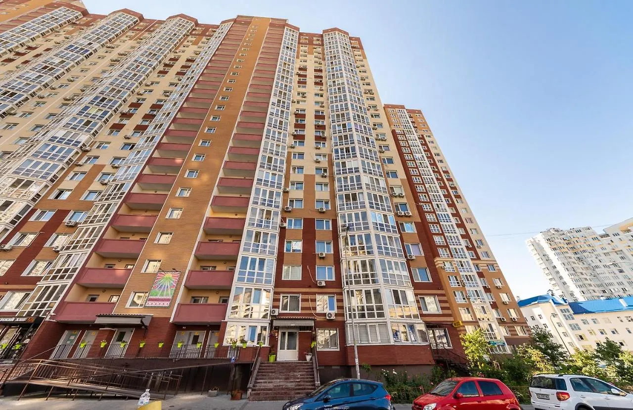 Apartmán Студия На Бориса Гмыри 12Б Kyjev