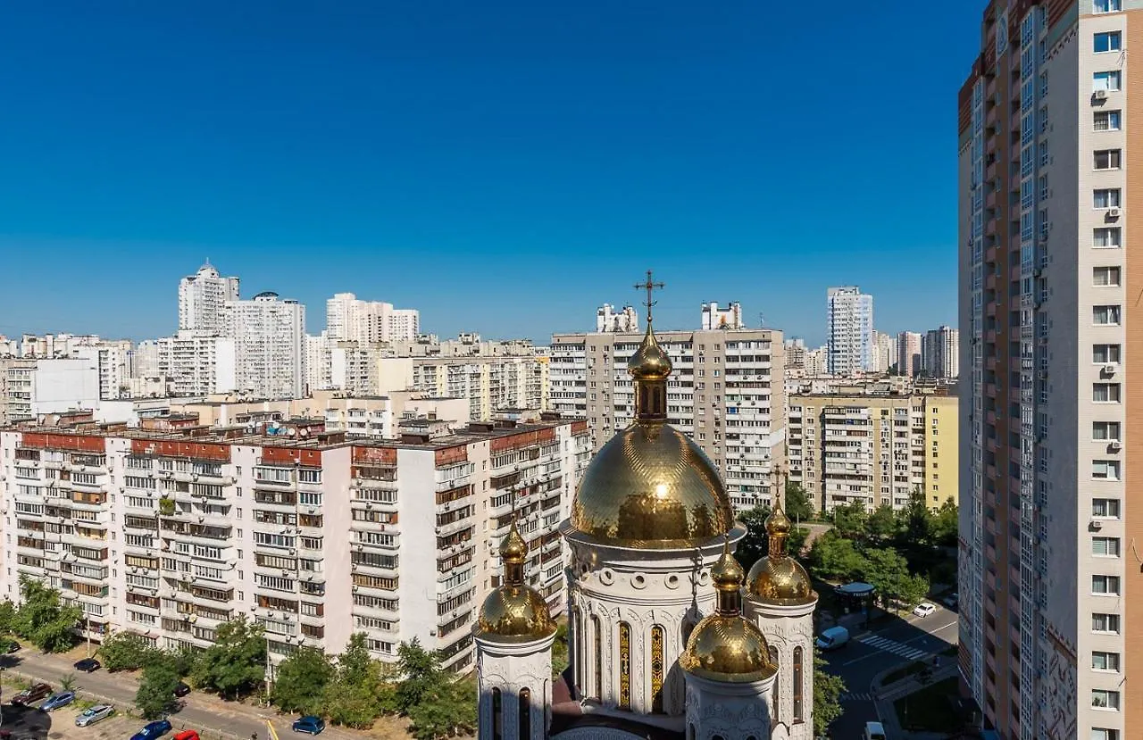 Apartmán Студия На Бориса Гмыри 12Б Kyjev Ukrajina