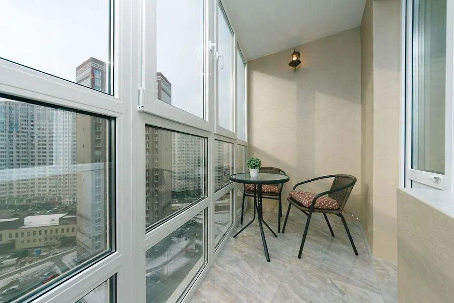 Apartmán Студия На Бориса Гмыри 12Б Kyjev